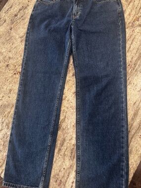 DKNY Jeans Women’s Size 6 Dark Wash Straight Leg Jeans Y2K Vintage 100% Cotton